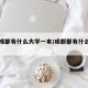 四川成都有什么大学一本/成都都有什么大学一本