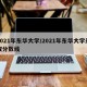 2021年东华大学/2021年东华大学录取分数线
