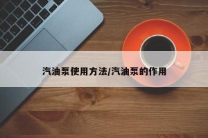汽油泵使用方法/汽油泵的作用