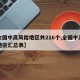 【全国中高风险地区共216个,全国中高风险地区汇总表】