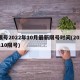限号2022年10月最新限号时间(202110限号)